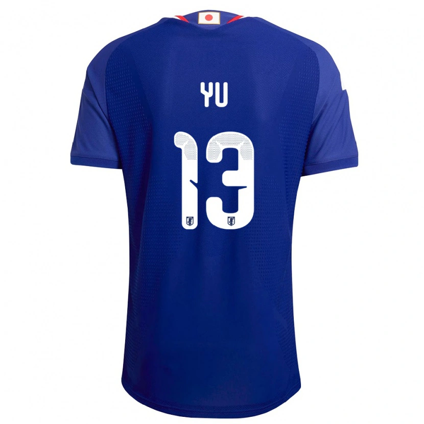 Danxen Men Japan Yu Hirakawa #13 Blue White Red Home Jersey 26-28 T-Shirt