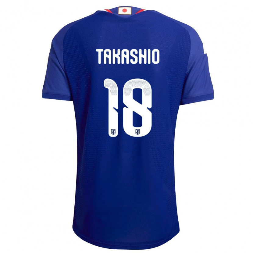 Danxen Men Japan Hayase Takashio #18 Blue White Red Home Jersey 26-28 T-Shirt