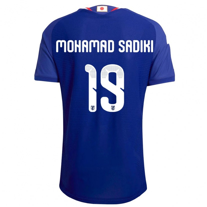 Danxen Men Japan Mohamad Sadiki Wade #19 Blue White Red Home Jersey 26-28 T-Shirt