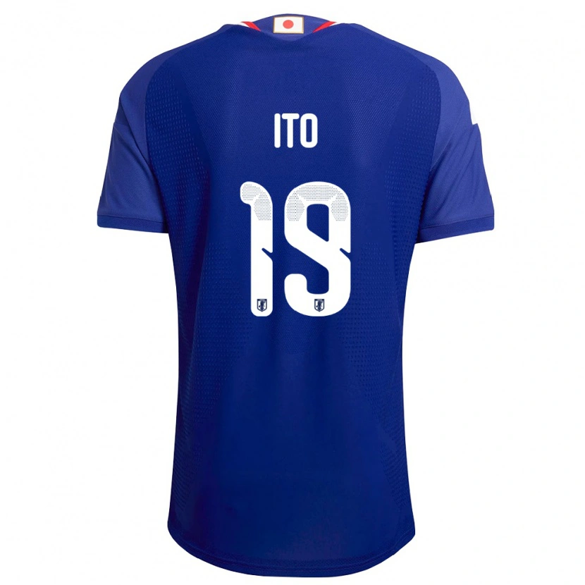 Danxen Men Japan Yu Ito #19 Blue White Red Home Jersey 26-28 T-Shirt
