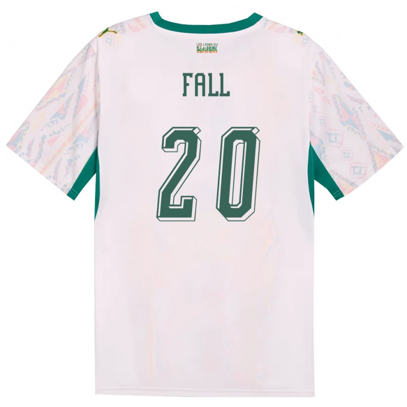 Danxen Men Senegal Korka Fall #20 White Green Yellow Home Jersey 26-28 T-Shirt