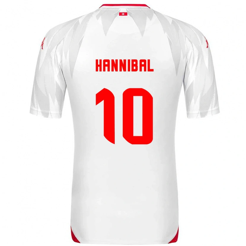 Danxen Men Tunisia Hannibal #10 White Red Home Jersey 26-28 T-Shirt