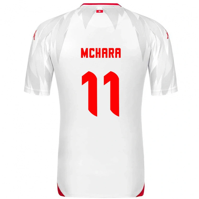 Danxen Men Tunisia Imen Mchara #11 White Red Home Jersey 26-28 T-Shirt