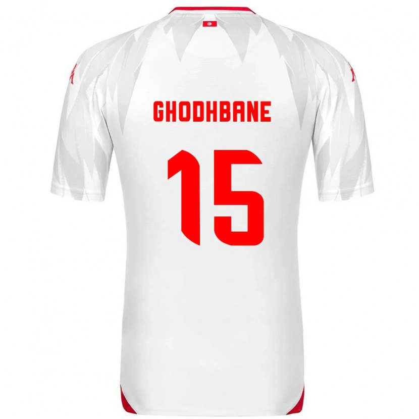 Danxen Men Tunisia Louay Ghodhbane #15 White Red Home Jersey 26-28 T-Shirt