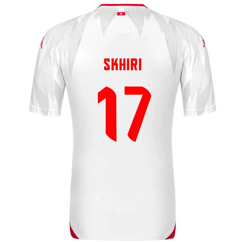 Danxen Men Tunisia Ellyes Skhiri #17 White Red Home Jersey 26-28 T-Shirt