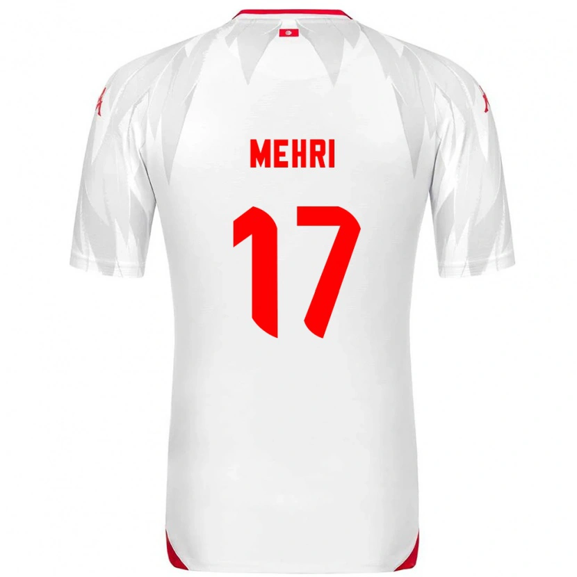 Danxen Men Tunisia Malek Mehri #17 White Red Home Jersey 26-28 T-Shirt