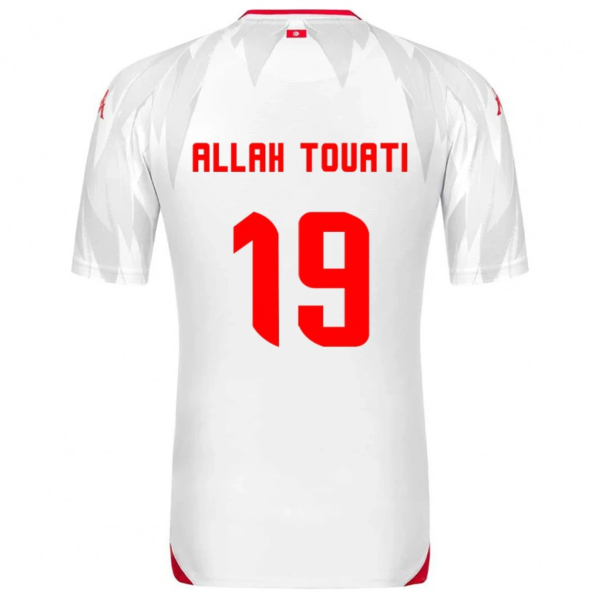 Danxen Men Tunisia Amen Allah Touati #19 White Red Home Jersey 26-28 T-Shirt