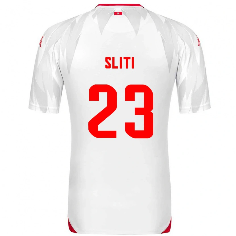 Danxen Men Tunisia Naïm Sliti #23 White Red Home Jersey 26-28 T-Shirt