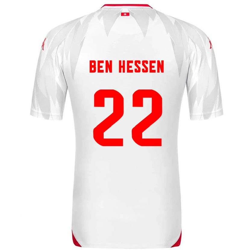 Danxen Men Tunisia Sabri Ben Hessen #22 White Red Home Jersey 26-28 T-Shirt