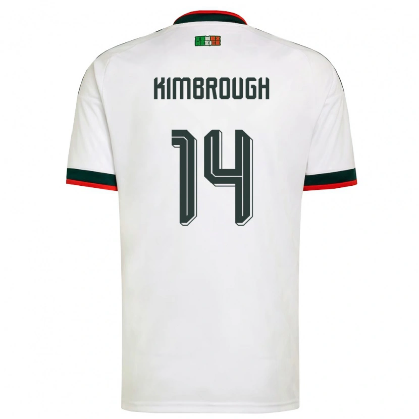 Danxen Men Mexico Da'vian Kimbrough #14 White Burgundy Green Away Jersey 26-28 T-Shirt