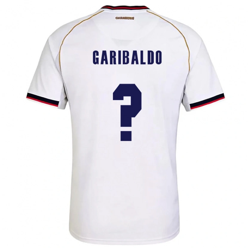 Danxen Men Panama Moisés Garibaldo #0 White Red Away Jersey 26-28 T-Shirt