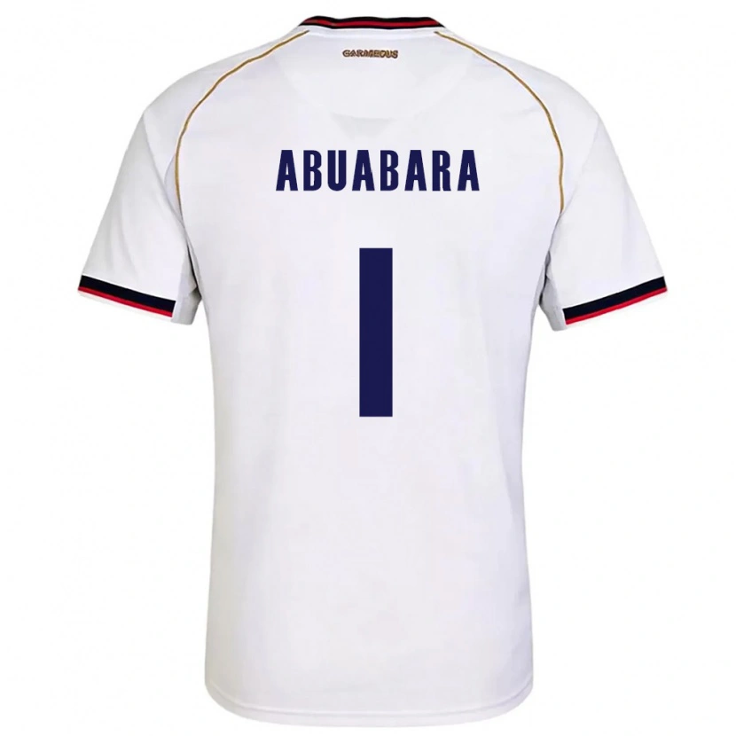 Danxen Men Panama Isaías Abuabara #1 White Red Away Jersey 26-28 T-Shirt