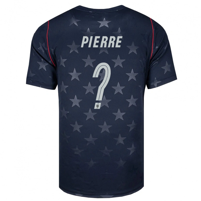 Danxen Men United States Kenzynton Pierre #0 Black White Red Away Jersey 26-28 T-Shirt