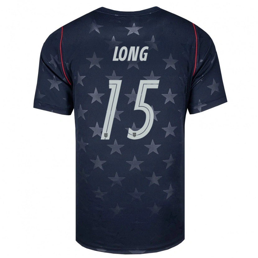 Danxen Men United States Aaron Long #15 Black White Red Away Jersey 26-28 T-Shirt