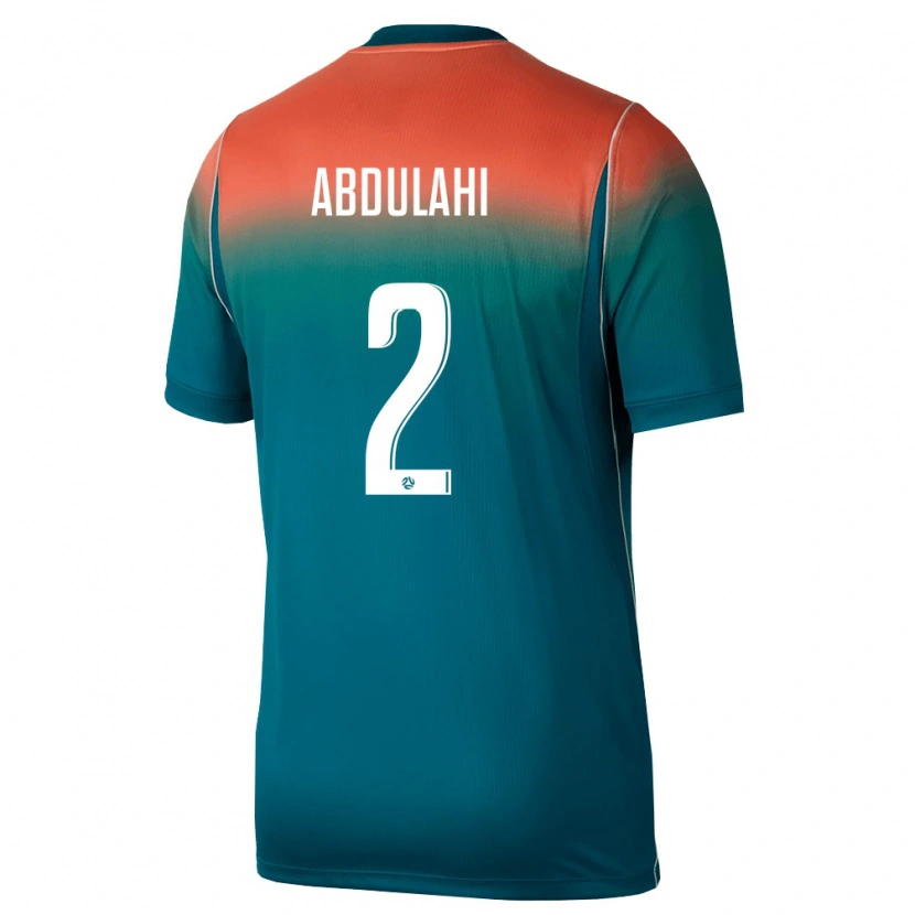 Danxen Men Australia Idrus Abdulahi #2 Green Pink Away Jersey 26-28 T-Shirt