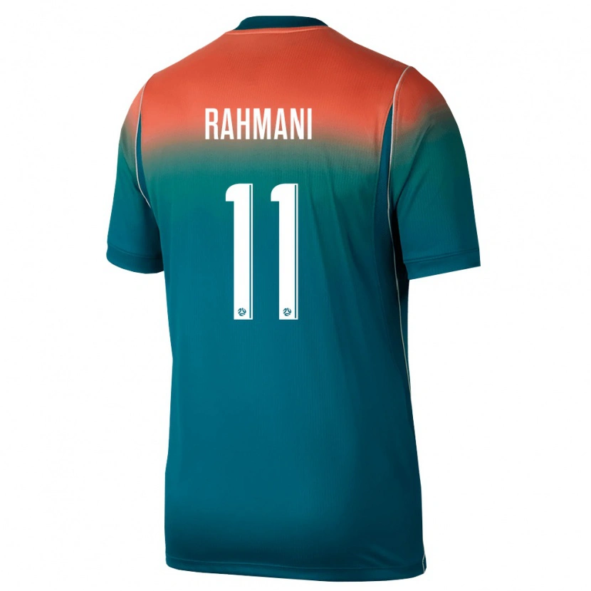 Danxen Men Australia Kavian Rahmani #11 Green Pink Away Jersey 26-28 T-Shirt
