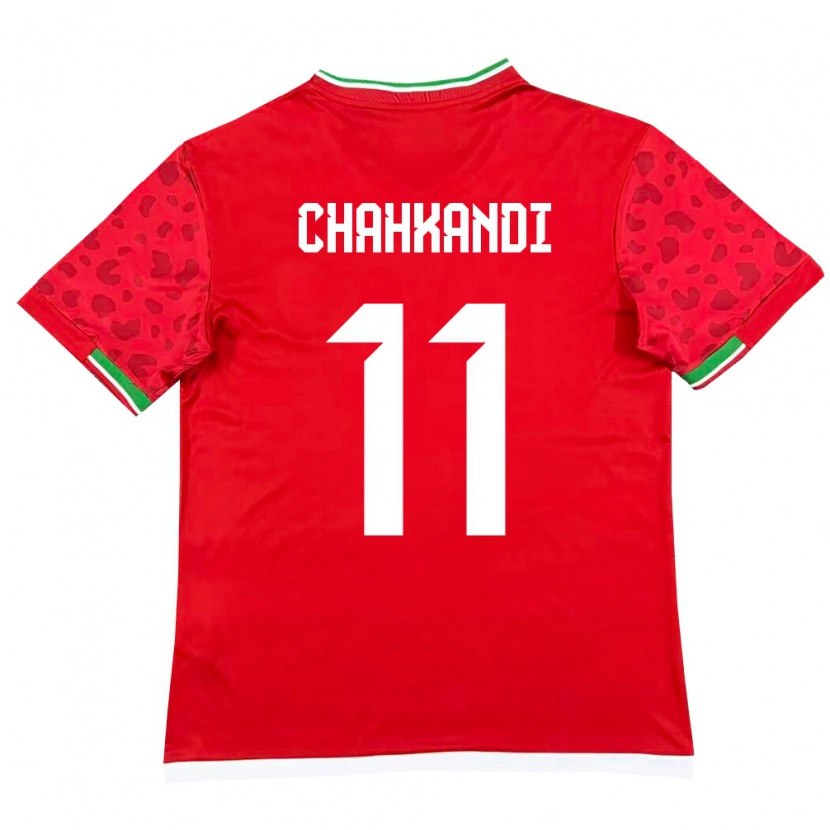 Danxen Men Iran Samaneh Chahkandi #11 Red White Away Jersey 26-28 T-Shirt