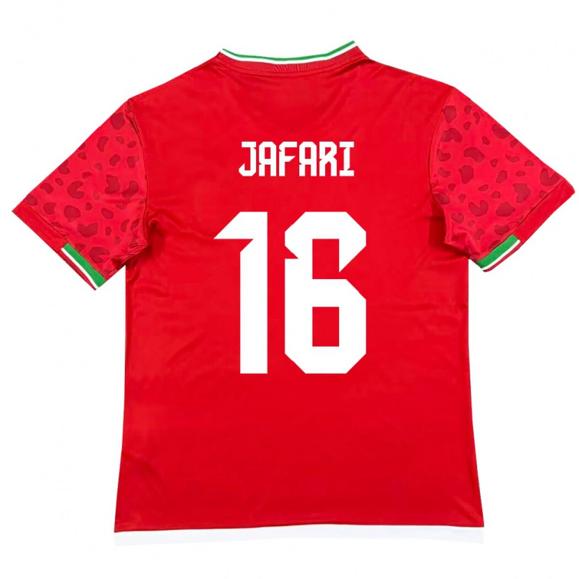 Danxen Men Iran Yasan Jafari #16 Red White Away Jersey 26-28 T-Shirt