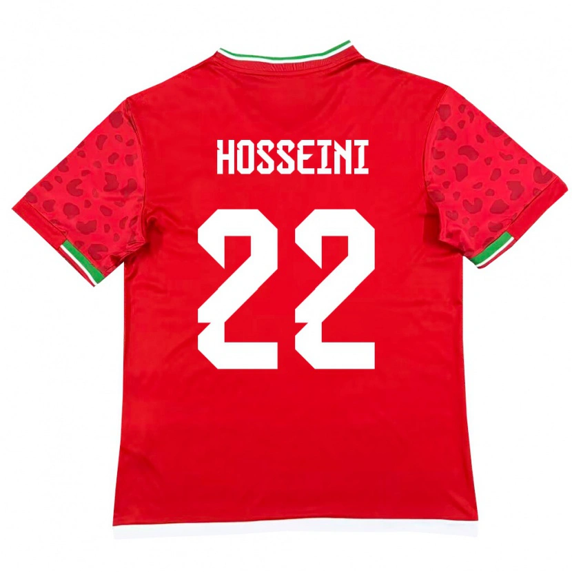 Danxen Men Iran Abolfazl Hosseini #22 Red White Away Jersey 26-28 T-Shirt