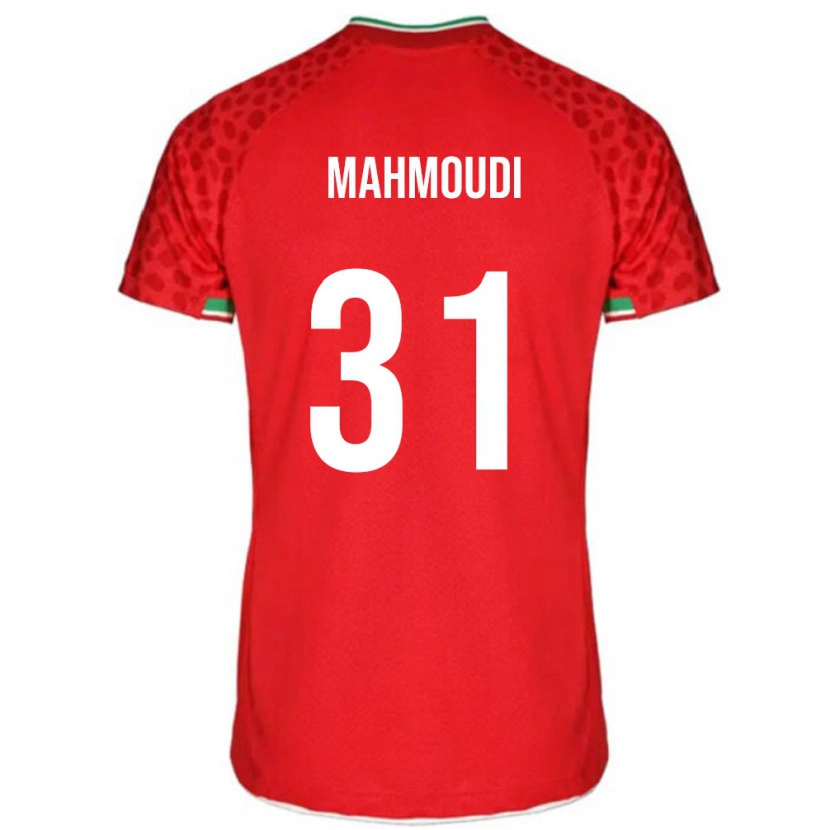 Danxen Men Iran Amirhossein Mahmoudi #31 Red White Away Jersey 26-28 T-Shirt