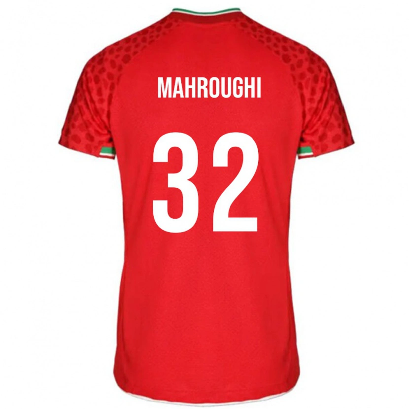 Danxen Men Iran Ehsan Mahroughi #32 Red White Away Jersey 26-28 T-Shirt