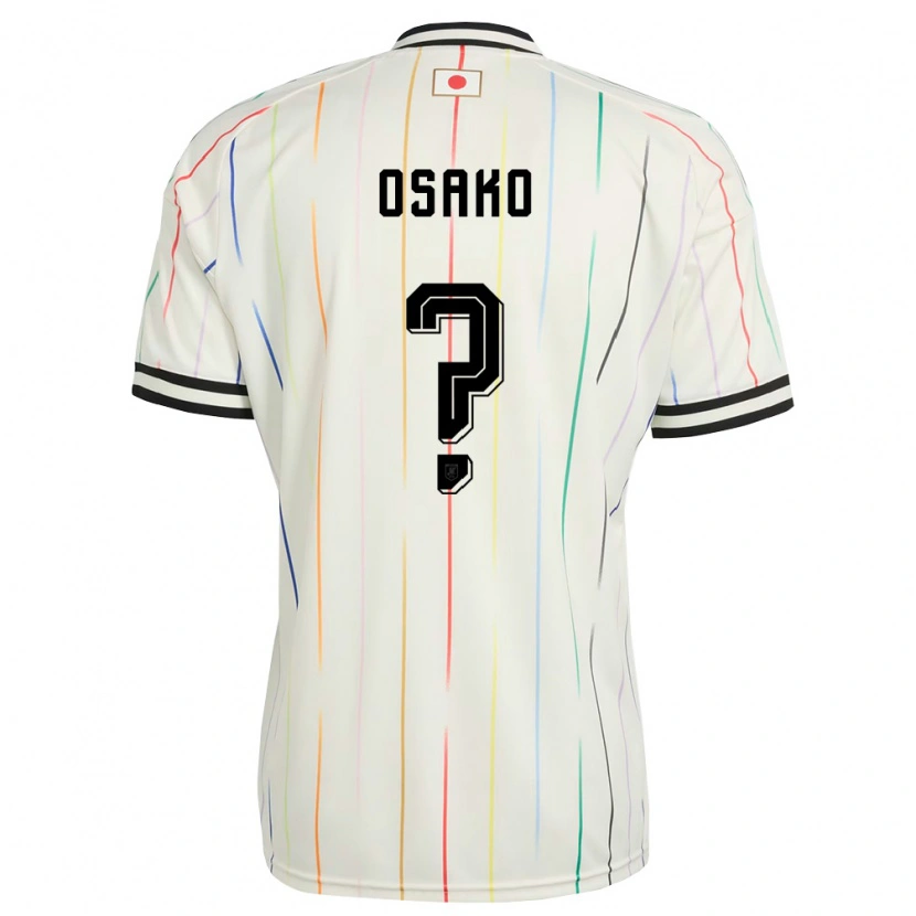 Danxen Men Japan Keisuke Osako #0 White Black Away Jersey 26-28 T-Shirt