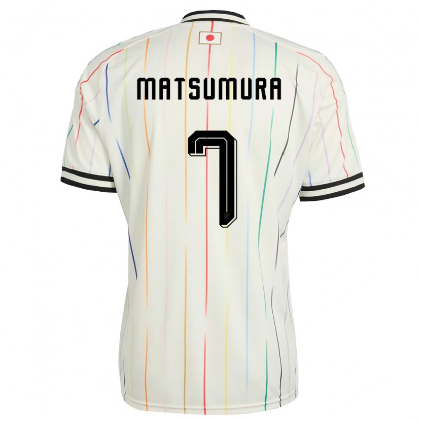 Danxen Men Japan Kosuke Matsumura #7 White Black Away Jersey 26-28 T-Shirt