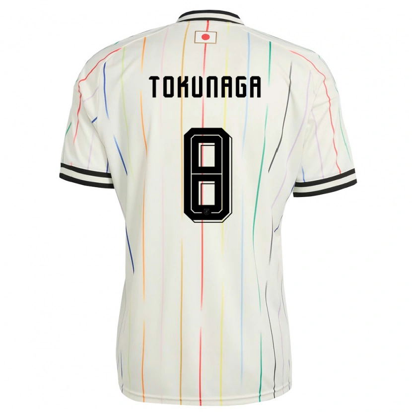 Danxen Men Japan Ryo Tokunaga #8 White Black Away Jersey 26-28 T-Shirt