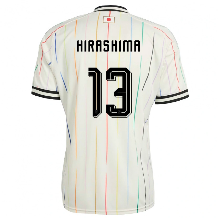 Danxen Men Japan Daigo Hirashima #13 White Black Away Jersey 26-28 T-Shirt