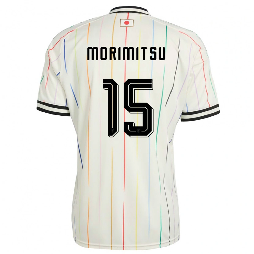 Danxen Men Japan Eito Morimitsu #15 White Black Away Jersey 26-28 T-Shirt
