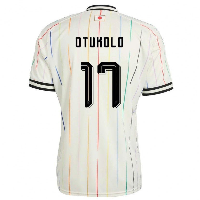 Danxen Men Japan Kaio Otukolo #17 White Black Away Jersey 26-28 T-Shirt