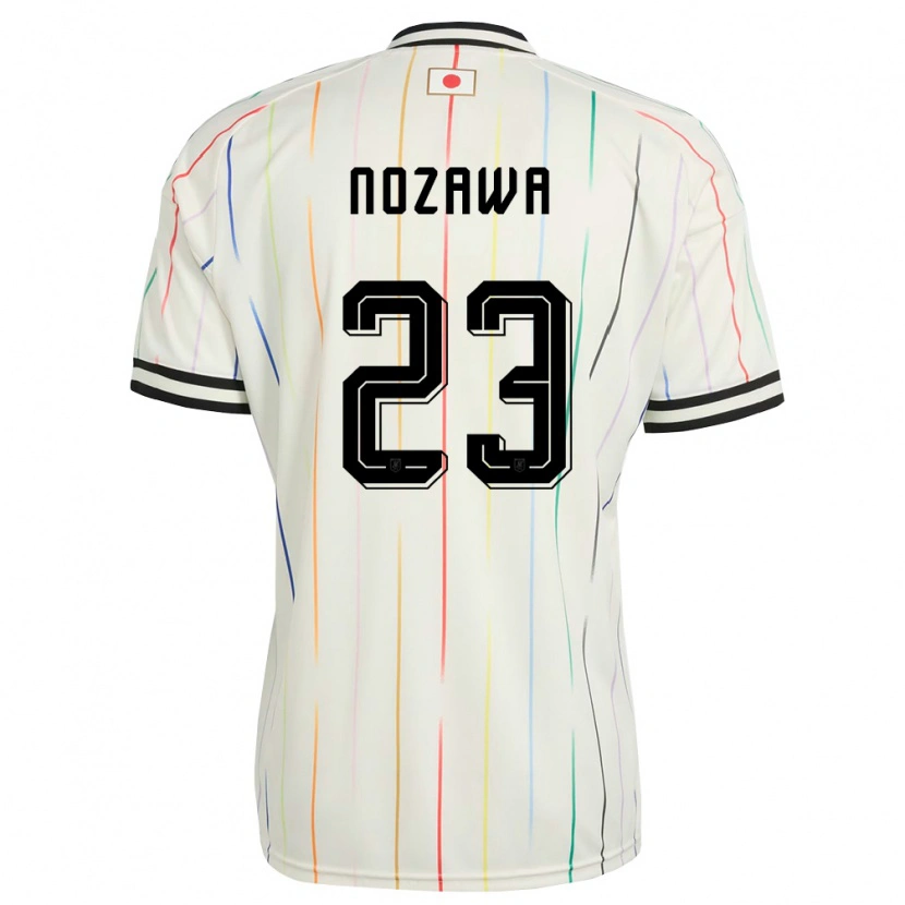 Danxen Men Japan Taishi Brandon Nozawa #23 White Black Away Jersey 26-28 T-Shirt