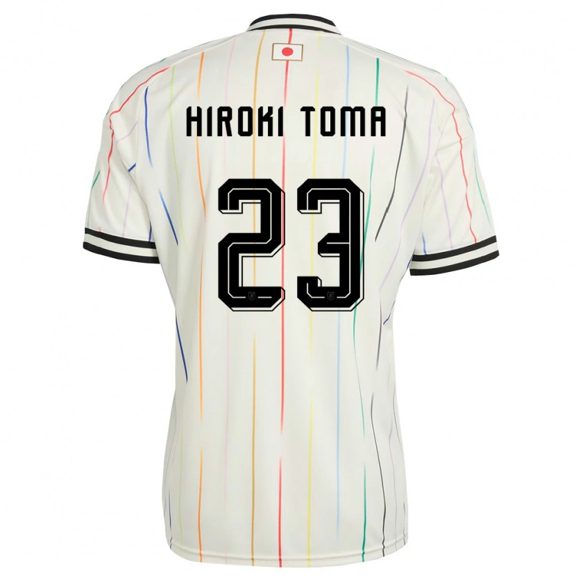 Danxen Men Japan Otavio Hiroki Toma #23 White Black Away Jersey 26-28 T-Shirt