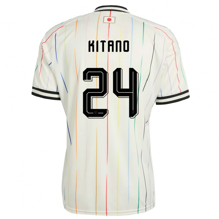Danxen Men Japan Sota Kitano #24 White Black Away Jersey 26-28 T-Shirt