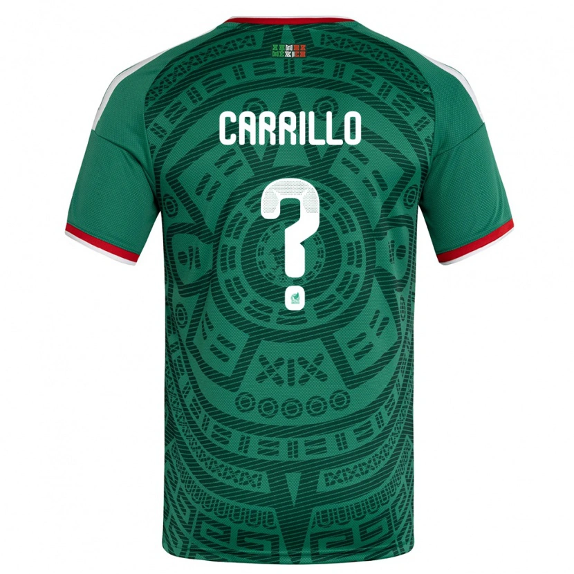 Danxen Women Mexico Stéphano Carrillo #0 Green White Red Home Jersey 26-28 T-Shirt