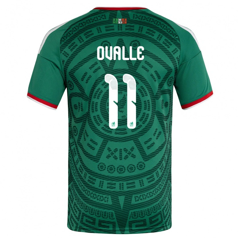 Danxen Women Mexico Lizbeth Ovalle #11 Green White Red Home Jersey 26-28 T-Shirt