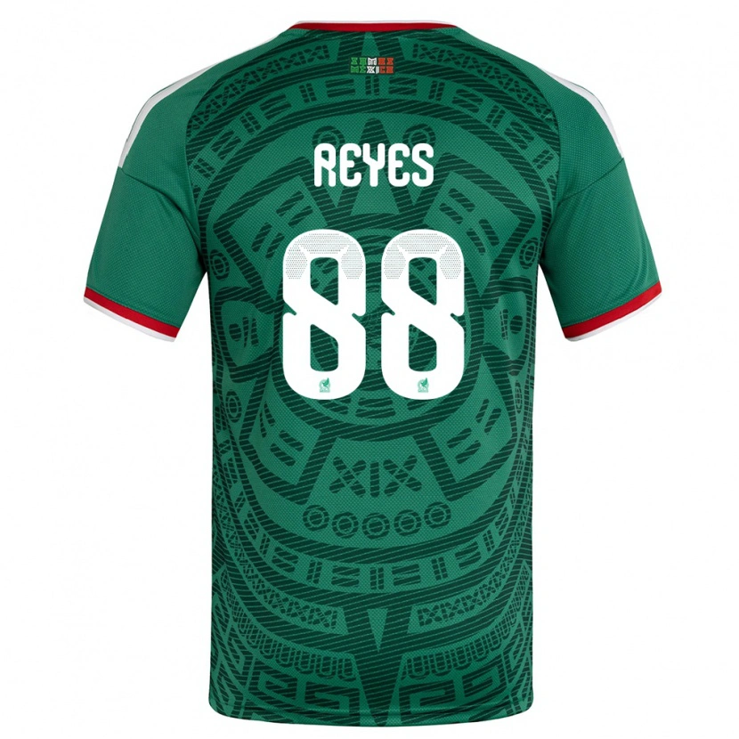 Danxen Women Mexico Maricarmen Reyes #88 Green White Red Home Jersey 26-28 T-Shirt