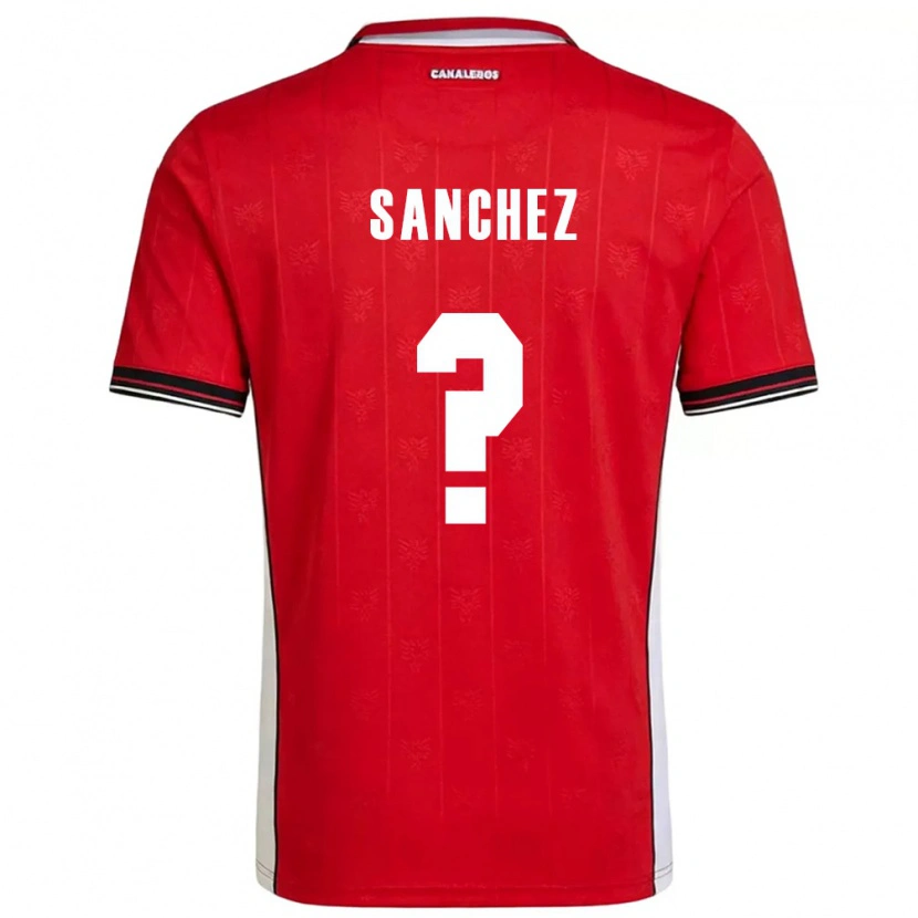 Danxen Women Panama Aimar Sánchez #0 Red Brown White Home Jersey 26-28 T-Shirt