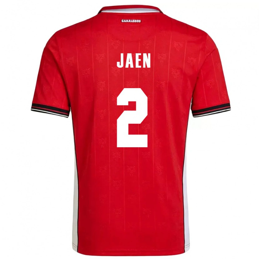 Danxen Women Panama Hilary Jaén #2 Red Brown White Home Jersey 26-28 T-Shirt