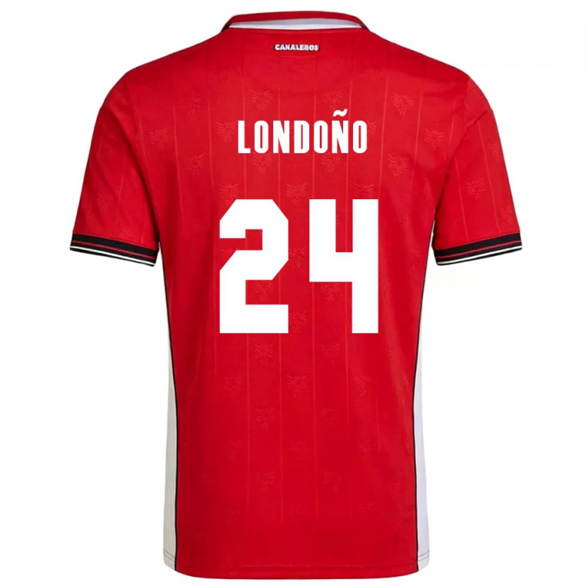 Danxen Women Panama Azarias Londoño #24 Red Brown White Home Jersey 26-28 T-Shirt