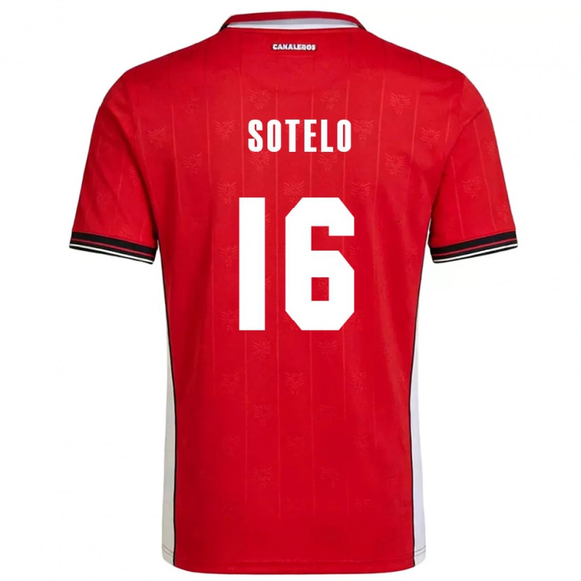 Danxen Women Panama Sebastián Sotelo #16 Red Brown White Home Jersey 26-28 T-Shirt
