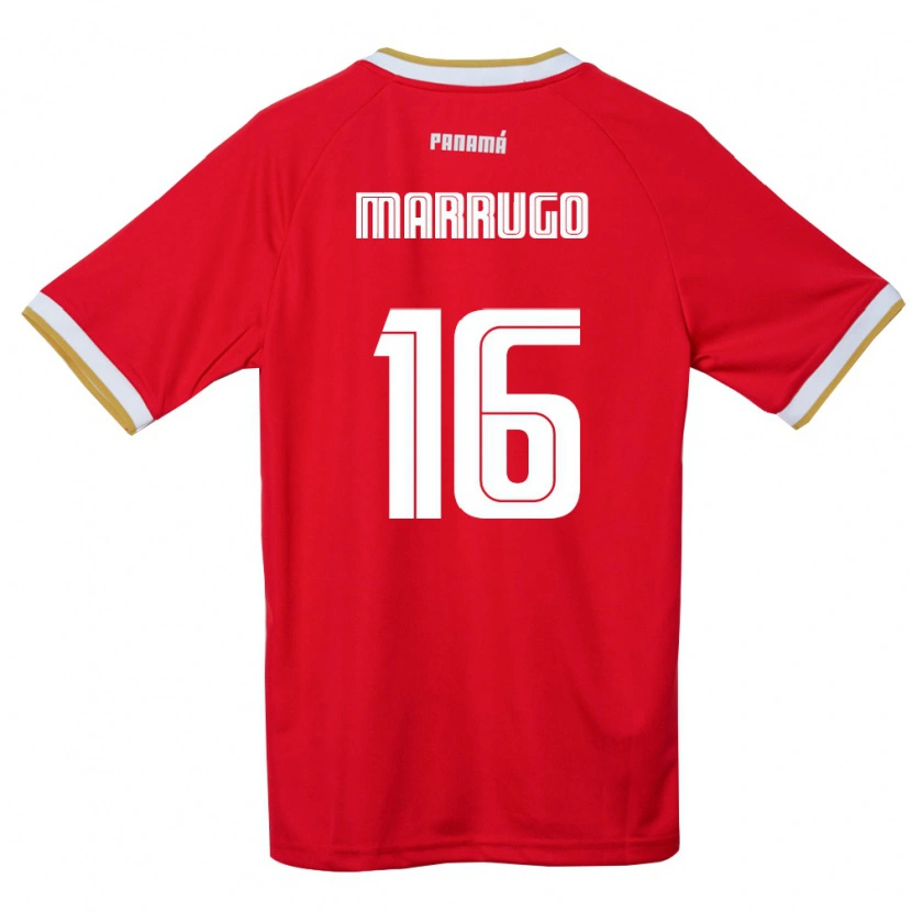 Danxen Women Panama Neir Marrugo #16 Red Brown White Home Jersey 26-28 T-Shirt