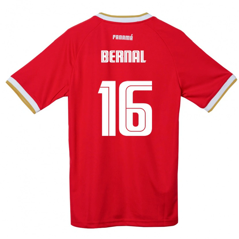 Danxen Women Panama José Bernal #16 Red Brown White Home Jersey 26-28 T-Shirt