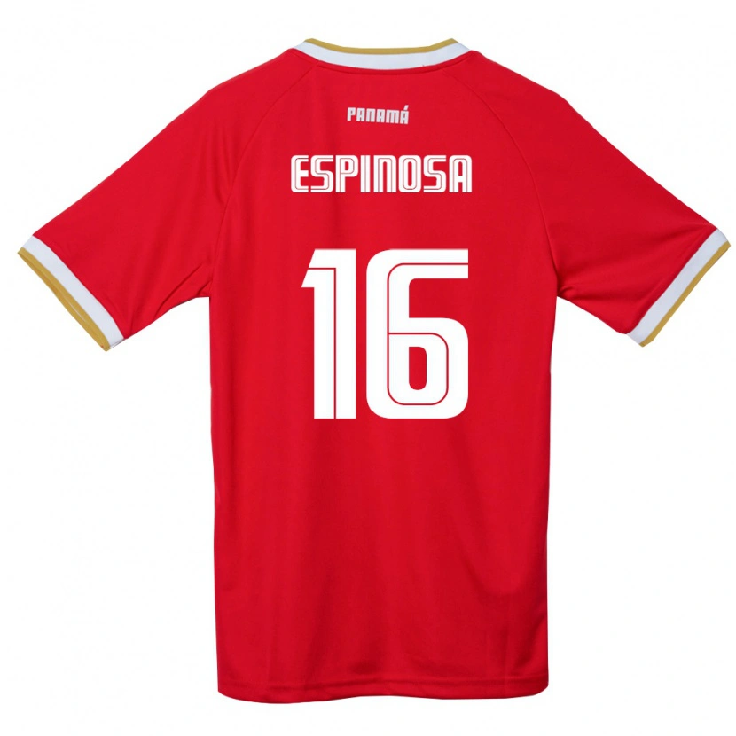 Danxen Women Panama Rebeca Espinosa #16 Red Brown White Home Jersey 26-28 T-Shirt