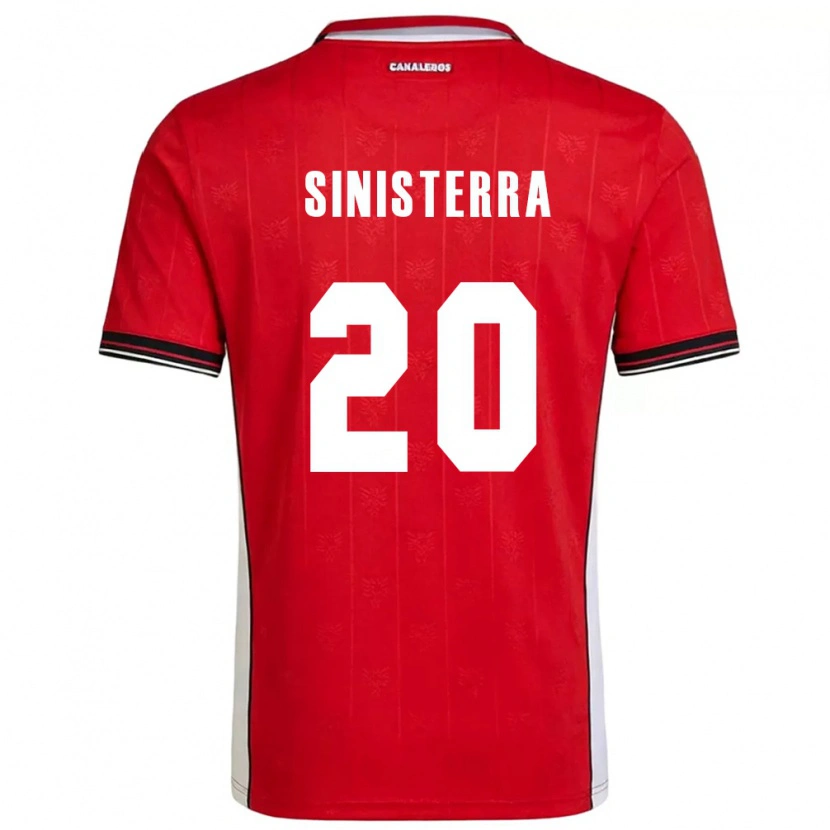 Danxen Women Panama Carlos Sinisterra #20 Red Brown White Home Jersey 26-28 T-Shirt