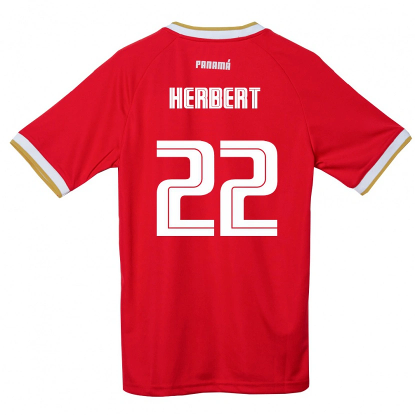 Danxen Women Panama Antony Herbert #22 Red Brown White Home Jersey 26-28 T-Shirt