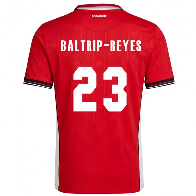 Danxen Women Panama Carina Baltrip-Reyes #23 Red Brown White Home Jersey 26-28 T-Shirt