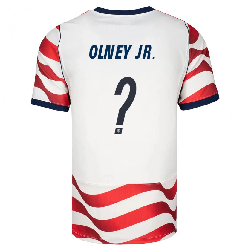 Danxen Women United States Cj Olney Jr. #0 Red White Black Home Jersey 26-28 T-Shirt
