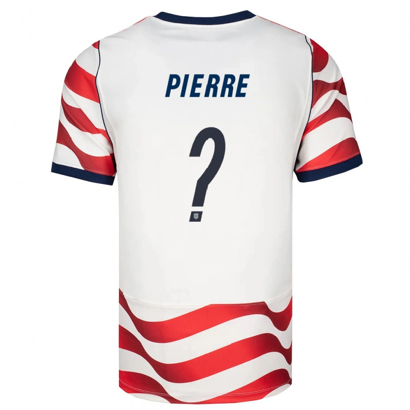 Danxen Women United States Kenzynton Pierre #0 Red White Black Home Jersey 26-28 T-Shirt