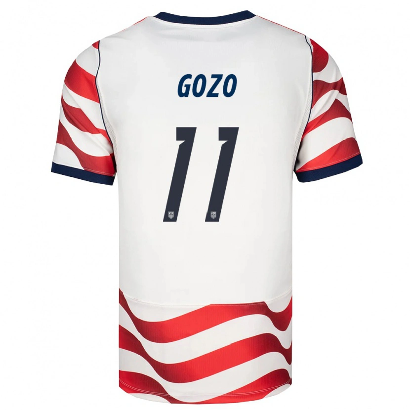 Danxen Women United States Zavier Gozo #11 Red White Black Home Jersey 26-28 T-Shirt